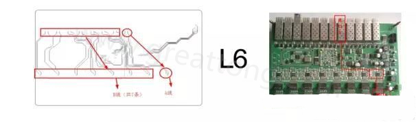 根據(jù)客戶端提供的信息，確認(rèn)為L6層光口8與芯片8之間的兩條差分阻抗線調(diào)試不通-深圳宏力捷