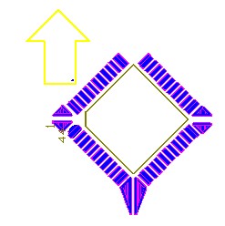 OFP和PLCC型集成塊如采用紅膠工藝過(guò)波峰,需采用斜角45度方式擺放，且每邊的最后一個(gè)引腳均需添加盜錫焊盤(pán)