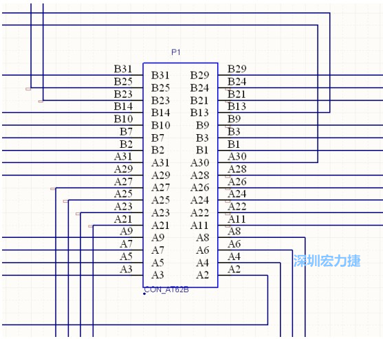 雙擊 1.SchDoc，文件可以被正常打開(kāi)，下圖是其中的一部分：
