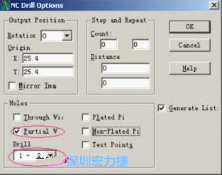 轉(zhuǎn)完Gerber后，接著還需轉(zhuǎn)鉆孔，通孔和盲、埋孔的轉(zhuǎn)法有所不同，轉(zhuǎn)通孔只須點(diǎn)擊Add，在彈出的窗口Document Name輸入文件名