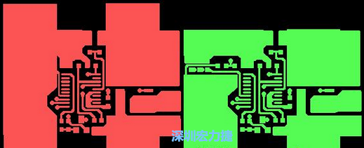 此操作可使文件中大部分的焊盤輸出后仍為焊盤，不會(huì)成為線性焊盤，并且不會(huì)產(chǎn)生像下圖一樣的短路情況